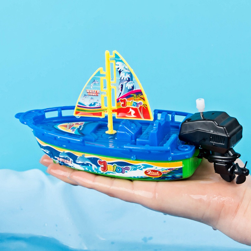 Thuyền Đồ Chơi Họa Tiết Hoạt Hình Vui Nhộn Cho Bé