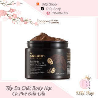 Tẩy Da Chết Toàn Thân Hạt Cà Phê Đắk Lắk Cocooon, Làm Sạch Da Chết Coffee Tại DiQiShop