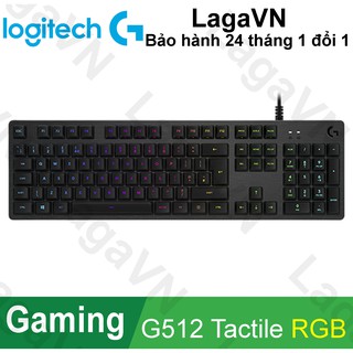 Bàn phím cơ Logitech G512 Carbon RGB Tactile Romer-G Switch - Hãng chính thức