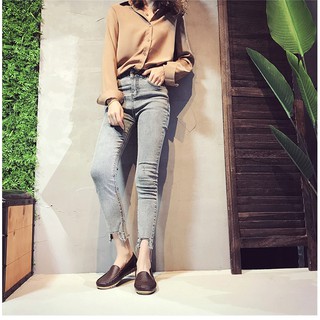 Giày Lười Nữ Kiểu Dáng Mới, Chất Liệu Da Mềm - SP46