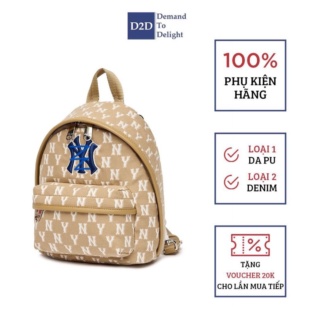Balo Vải Mini M.L.B Monogram Backpack NY Yankees Season 2022