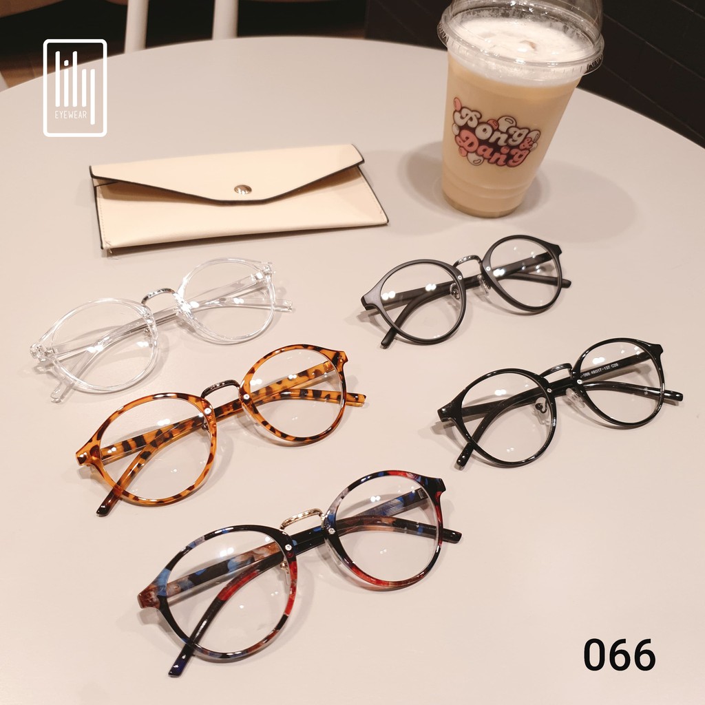 Gọng kính cận tròn nhựa thời trang nữ Lilyeyewear 066 nhiều màu | BigBuy360 - bigbuy360.vn