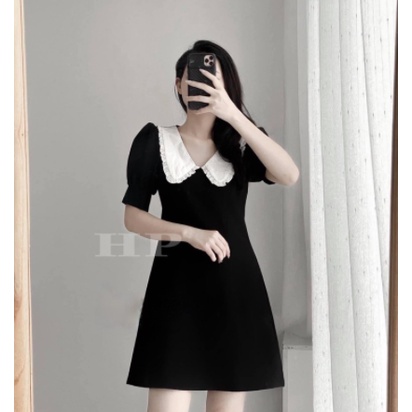 |Giá siêu xinh| Váy Cổ Sen Tay Bồng Unisex Nam Nữ phong cách Hàn Quốc cá tính chất nỉ trần bông từ 50-75kg (Sỉ từ 5 sp)