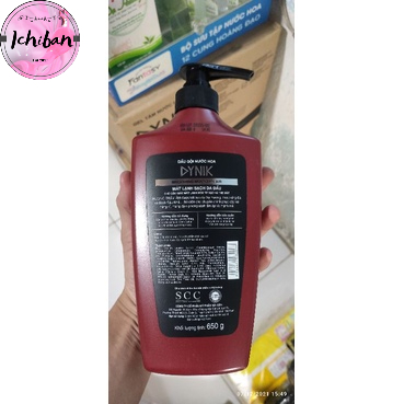 Dầu Gội Nước Hoa Nam Dynik Mát Lạnh Sạch Da Đầu 650g