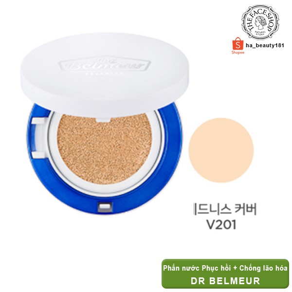 [The Face Shop AUTH] Phấn nước Che khuyết điểm Phục hồi Săn chắc da Dr Belmeur Advanced Cica Cushion 15g tfsn20