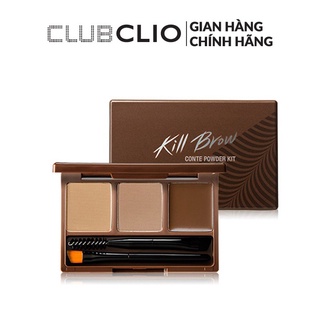 Bột Kẻ Chân Mày Clio Kill Brow Conte Powder Kit (Ad) 5.5g
