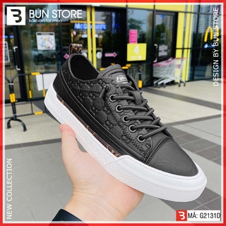 Giày Nam cao cấp Bun Store - Giày da Nam đẹp Sneaker thời trang sang xịn G2131D màu đen