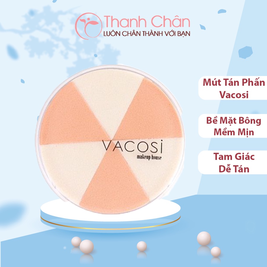 Mút Tán Tam Giác 6 Miếng Vacosi