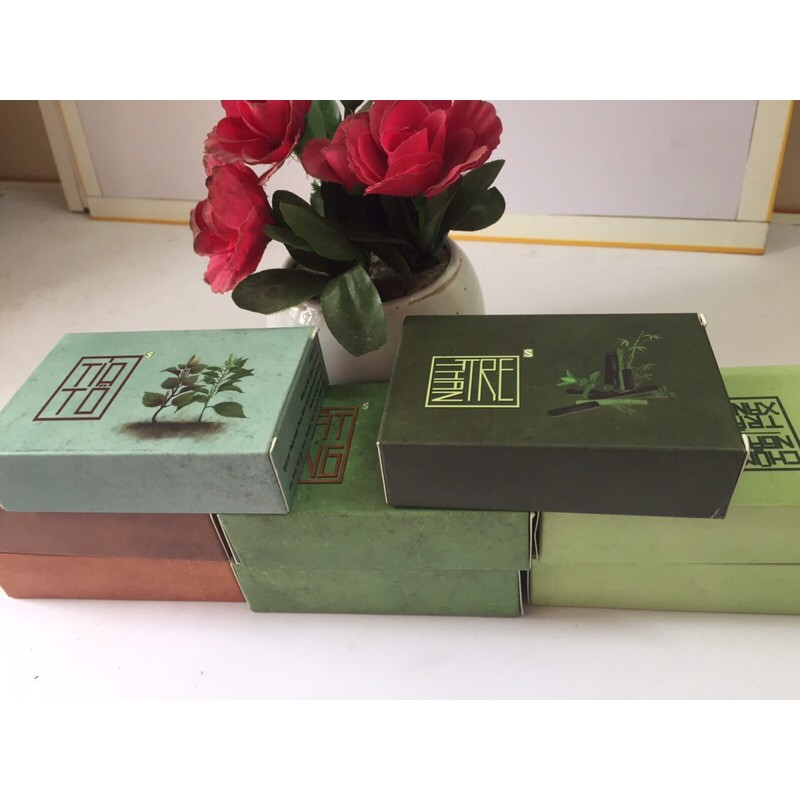 [Chính Hãng] Xà Bông Than Tre Hoạt Tính Bạc Hà - Xà Bông Than Tre Hương Bạc Hà Sạch Mát Da, Ngừa Mụn, Sát Khuẩn (100gr)