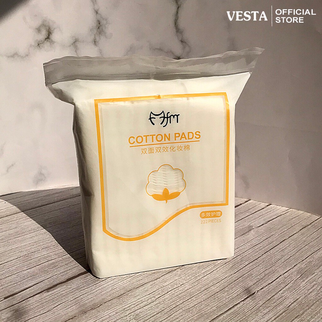 Bông Tẩy Trang 3 Lớp 𝑭𝒓𝒆𝒆𝒔𝒉𝒊𝒑 Bổng Tẩy Trang Cotton Pads Mofa Meiren Túi 222 Miếng | BigBuy360 - bigbuy360.vn