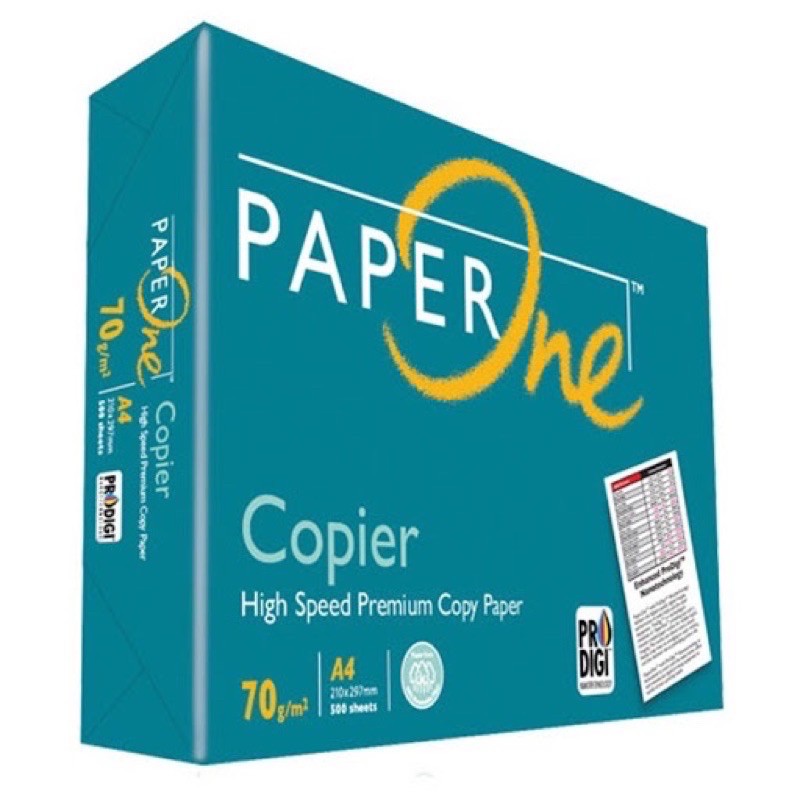 Giấy A4 Paper One định lượng 70gsm.