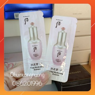 1 Gói sample tinh chất essence vital hydrating whoo hồng 1ml