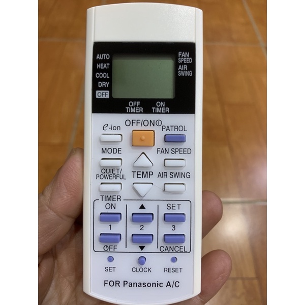 Điều khiển remote máy lạnh Panasonic e-ion 2 chiều -tặng kèm pin -Bh đổi mới