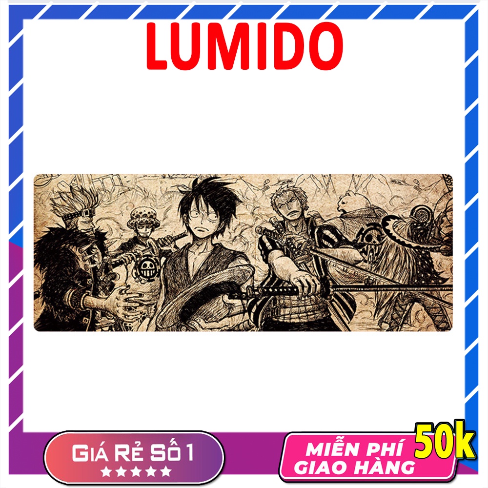 Tấm Lót Chuột Cỡ Lớn One Piece Cao Cấp LUMIDO