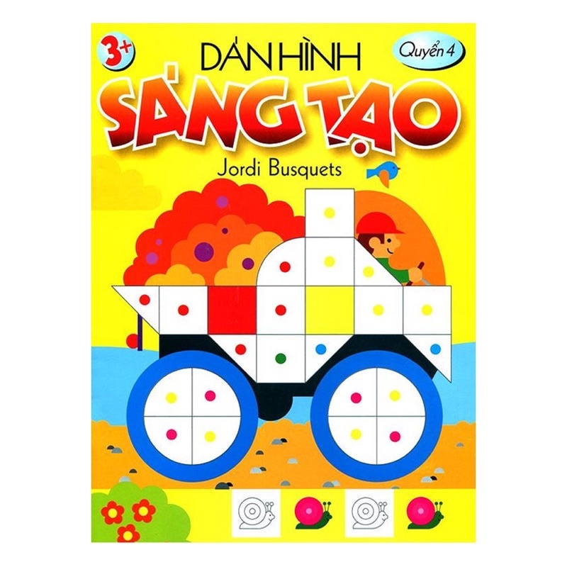 Sách - Bộ Dán Hình Sáng Tạo (Cuốn Lẻ Và Combo)