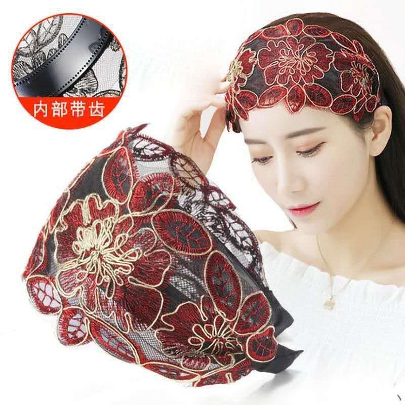 Băng Đô Cài Tóc Bản Rộng Chống Trượt Phong Cách Hàn Quốc Thời Trang