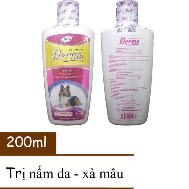 Dầu tắm Bio Derma trị ghẻ, nấm da 200ml