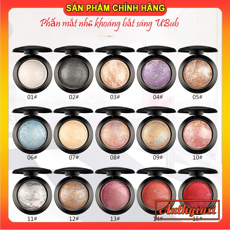 Phấn mắt Ubub nhũ Honor Light chất phấn mịn không bết lên màu chuẩn | BigBuy360 - bigbuy360.vn