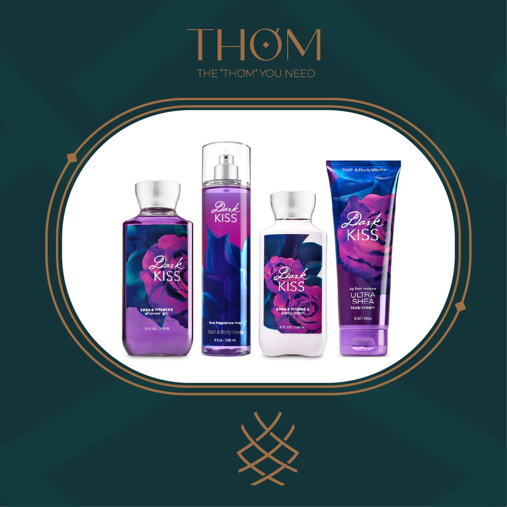 DARK KISS | Sản Phẩm Tắm Dưỡng Xịt Thơm Toàn Thân Bath & Body Works