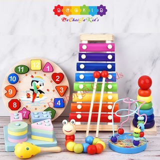 Đồ chơi gỗ thông minh phát triển tư duy cho bé