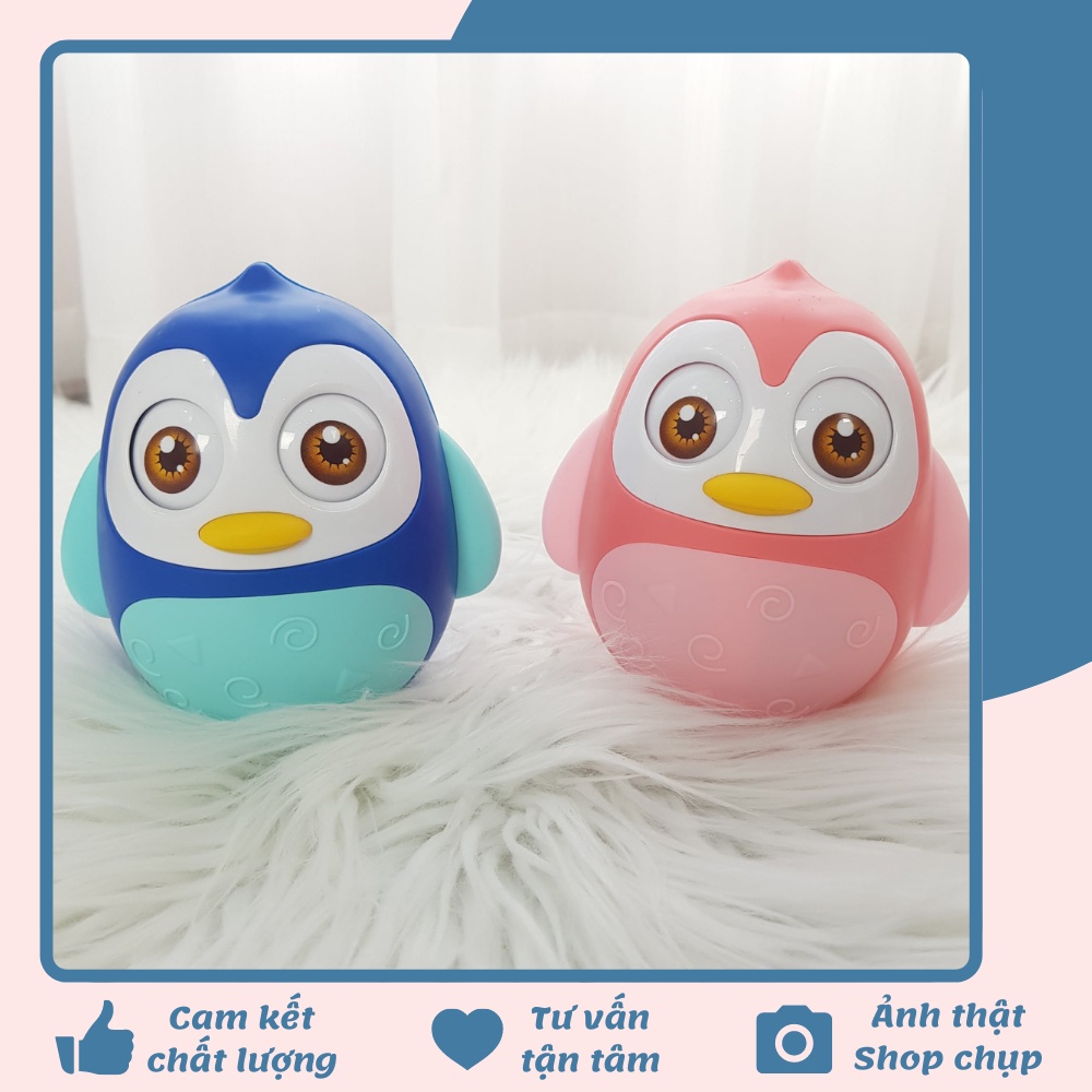FREE SHIP !!! Đồ chơi lật đật hình Cú mèo có nhạc Toyshouse - đồ decor dễ thương cho bé từ sơ sinh tới 8 tuổi