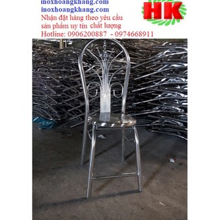 ghế xếp inox quán ăn