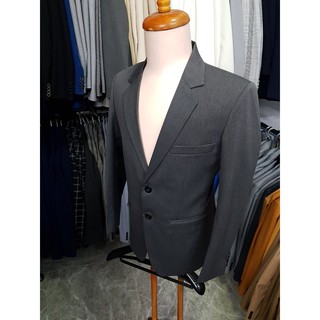 Áo Vest Nam Form Suông màu Xám 2 nút chất vải mềm mịn