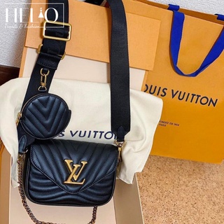 (Fullbox VIP) Túi đeo chéo LV New wave multi pochette Siêu cấp _ HE372 ( Ảnh Shop Chụp)