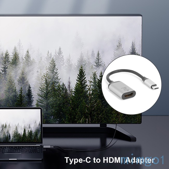 Dây Cáp Chuyển Đổi Usb C-to-hdmi Type C Sang 4k 60hz Hdmi Cho Laptop Điện Thoại