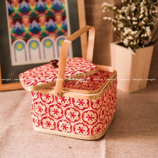 Làn tre đan đựng đồ - Trang trí decor