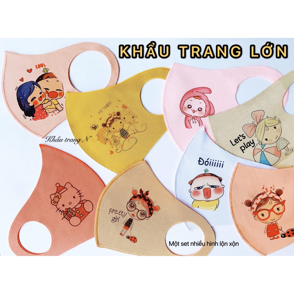 KHẨU TRANG VẢI ⚡ GIÁ 1K ⚡ KHẨU TRANG HÌNH ⚡ HÀNG ĐẸP ⚡KHẨU TRANG POLY ⚡ KHẨU TRANG CHỐNG BỤI ⚡ẢNH THẬT SHOP TỰ CHỤP | BigBuy360 - bigbuy360.vn