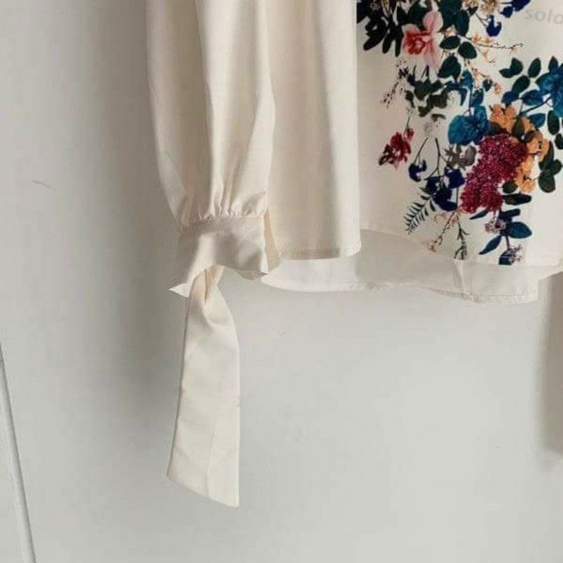 ÁO SƠ MI NỮ IN HOA SIÊU ĐẸP