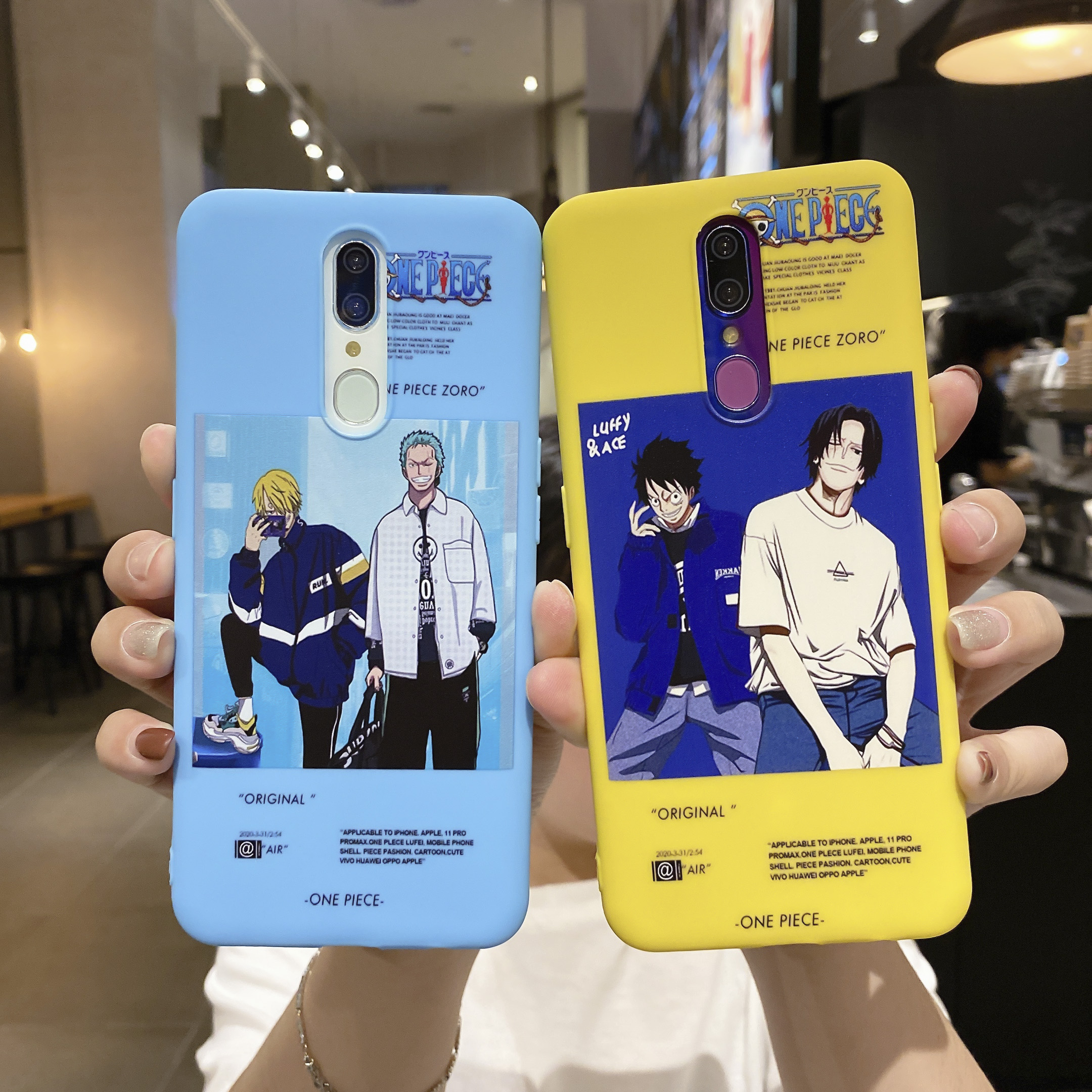 luffy zoro ace Ốp Lưng one piece oppo a3s a5s a7 a31 a92 a12 f5 f7 f9 f11 a5/a9 2020 Ốp Lưng realme 5i/6i | BigBuy360 - bigbuy360.vn