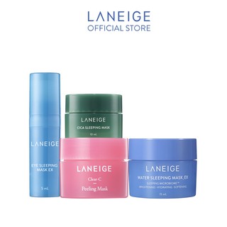 Meken7110  -  Bộ sản phẩm top mặt nạ làm sạch & làm đẹp từ trong giấc ngủ LANEIGE Sleeping Mask & Clear-C SU224  🌺