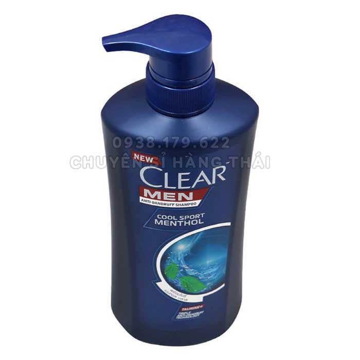 【NEW】Dầu Gội Trị Gàu Clear Men Cool Sport Hương Bạc Hà Thái Lan (450ml)