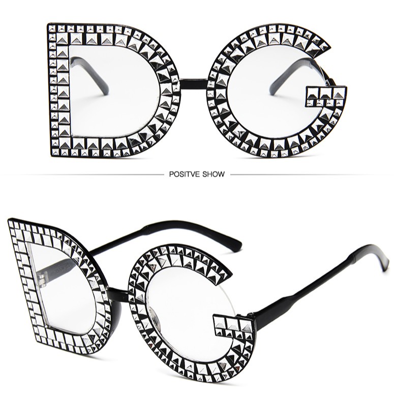(KIQI-FASHION) COD Kính Mát Thời Trang Khung DG Cổ Điển Cho Nữ