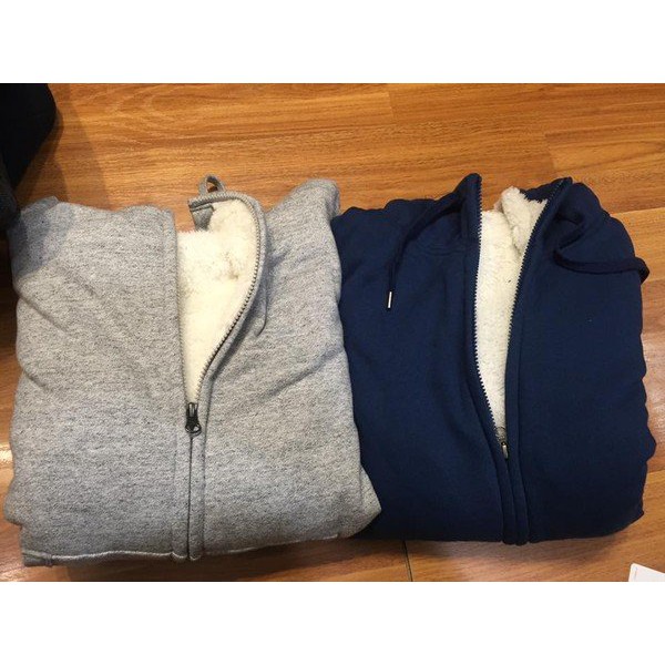 Áo khoác nỉ lót lông nam nữ unisex nỉ hoodie dày dặn ấm áp HOT | BigBuy360 - bigbuy360.vn