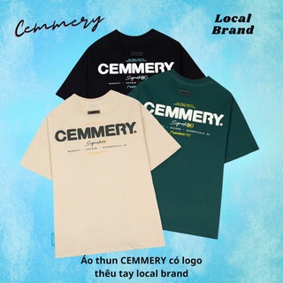 Áo thun localbrand form rộng cemmery signature tee 2.0, áo thun xanh lá hottrend cemery