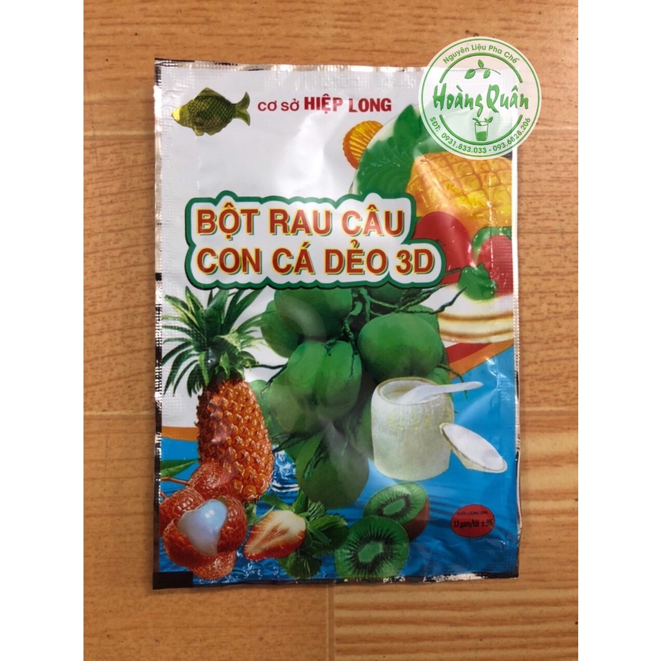 Bột rau câu con cá dẻo-