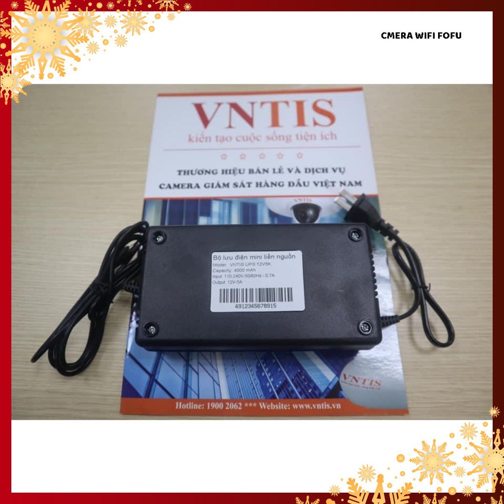 [Mới về]Bộ Lưu Điện 12V-5000mAH Dùng Cho Đầu ghi Camera, lưu điện cho camera giám sát MSP290102