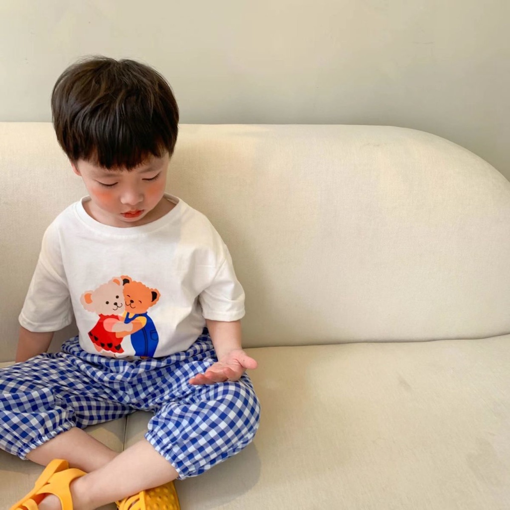 [Babycat] Hàng Có Sẵn Quần Harem Chống Muỗi Phong Cách Hàn Quốc Nhật Bản Thời Trang Mùa Hè Hàng Mới Dành Cho Bé Trai Và Bé Gái