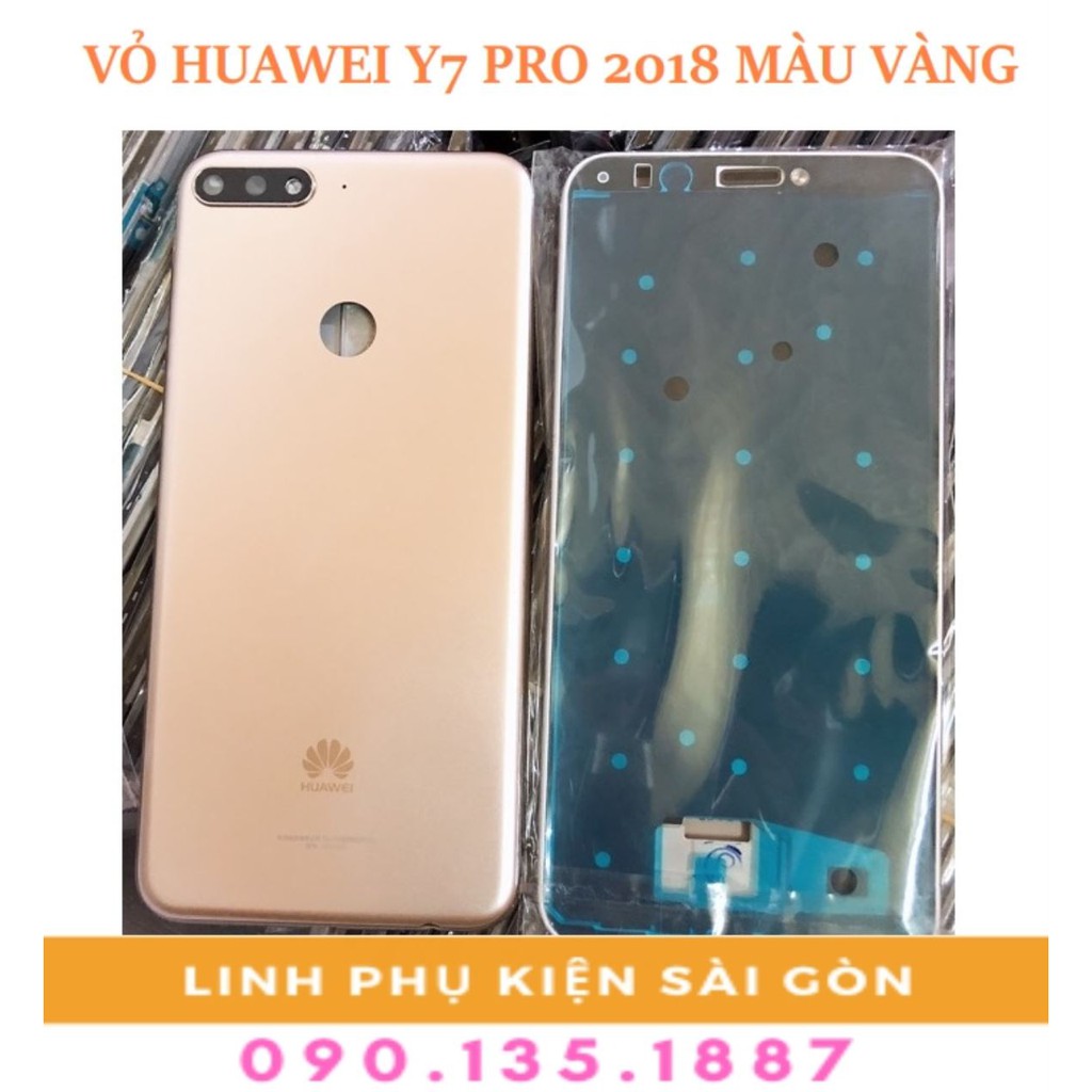 VỎ HUAWEI Y7 PRO 2018 MÀU VÀNG