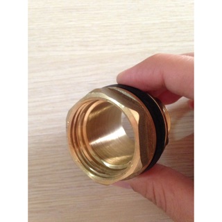 Ốc nối bồn nước đồng thau phi 34