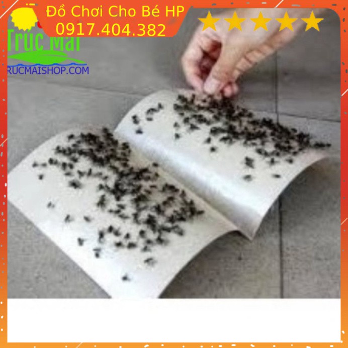 [SIÊU SALE] Sỉ 10 tấm keo dính ruồi ✅  Đồ Chơi Trẻ Em HP