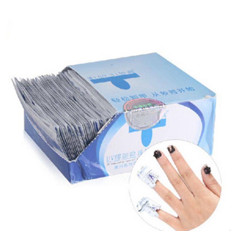Hộp Giấy Bạc Ủ Phá Gel/Bột - Một Hộp 204 Miếng Giấy Phá Gel Cực Nhanh,An Toàn, Không Cần ACETONE