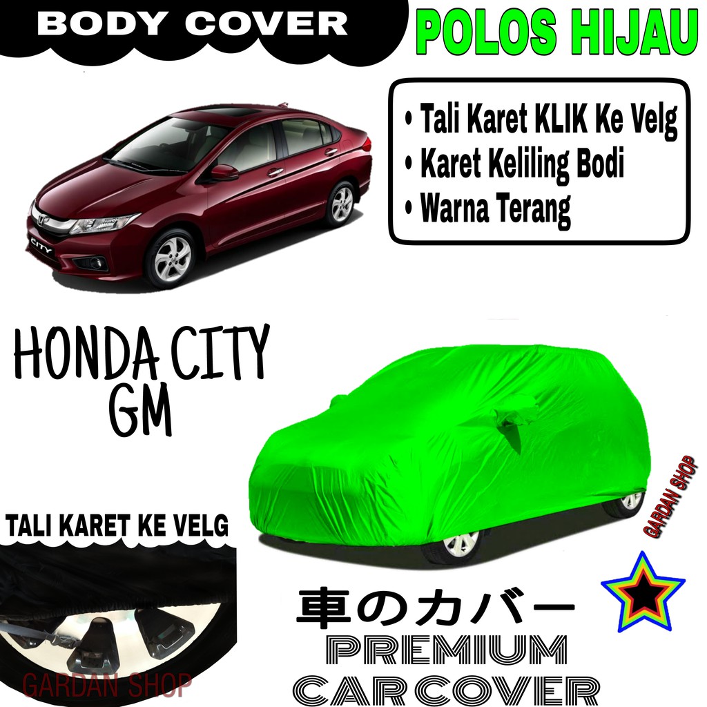 Bọc Bảo Vệ Thân Xe Hơi Honda City Gm Màu Xanh Lá Chất Lượng Cao Ốp