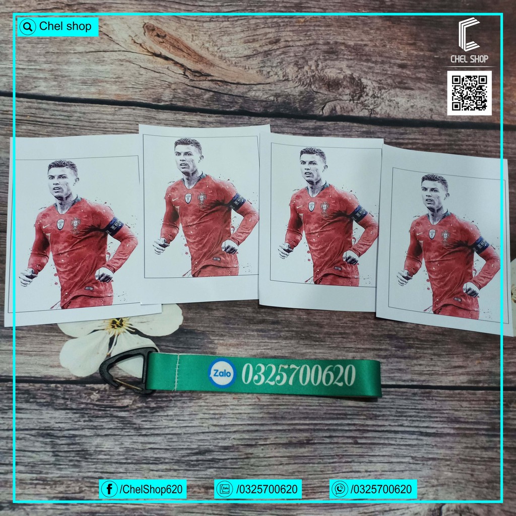 Áo thun cao cấp 7 Cristiano Ronaldo [ĐEN - TRẮNG - XANH]