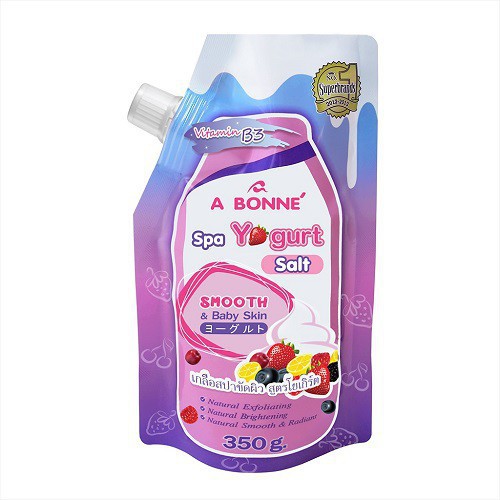 Nhập INCU16APR giảm 20K đơn 50K_ Muối tắm sữa bò tẩy da chết cực mịn da A Bonne Spa Milk Salt 350gr - Chuẩn Thái | BigBuy360 - bigbuy360.vn