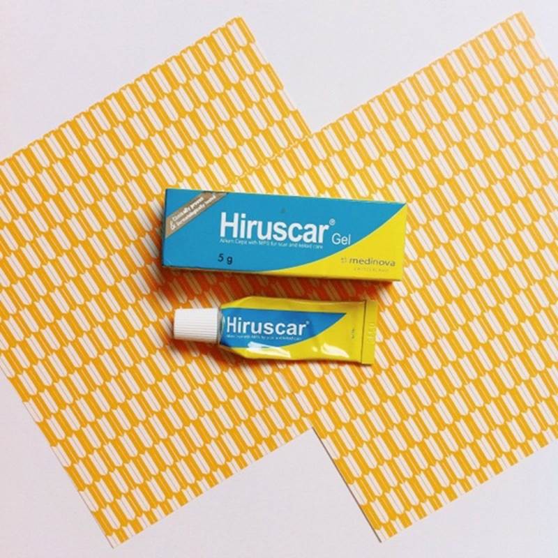Hiruscar Gel cải thiện sẹo vừa, sẹo lõm, sẹo thâm 5g