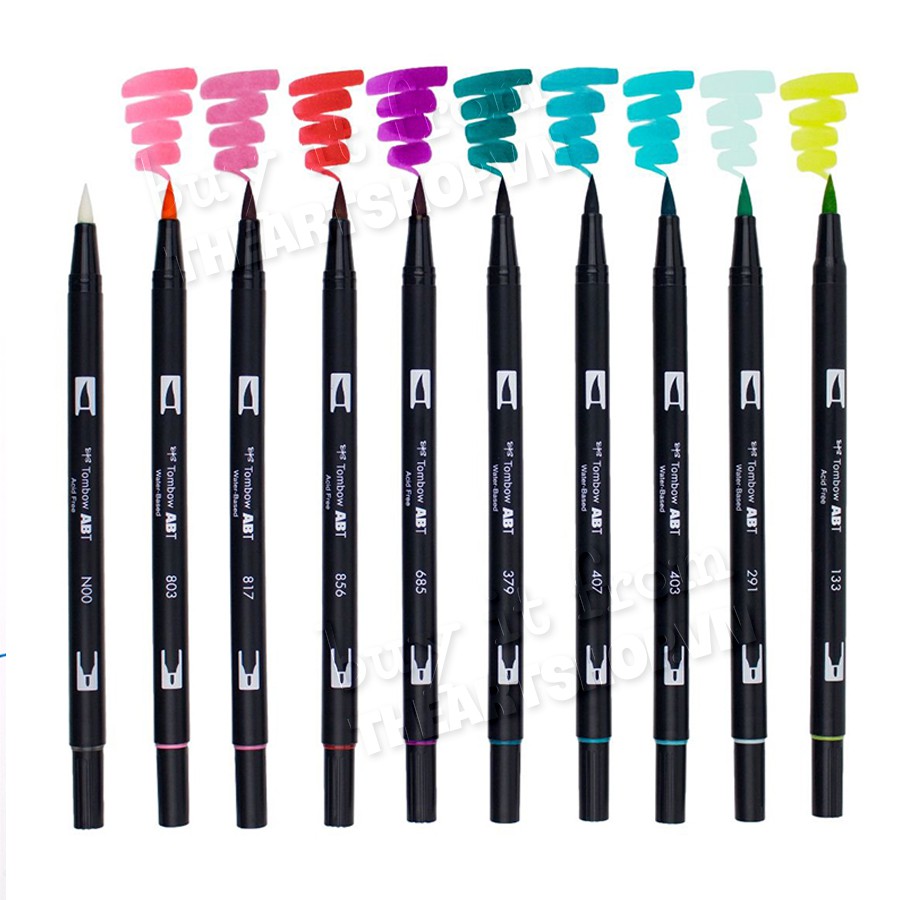 Bút cọ TOMBOW ABT dual brush pens - 12 tone màu mới 2020 THEARTSHOP